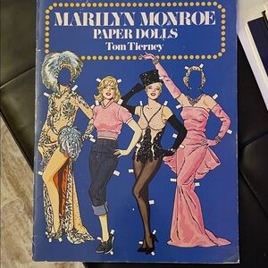 Marilyn Monroe Paper Dolls Book by Tom Tierney